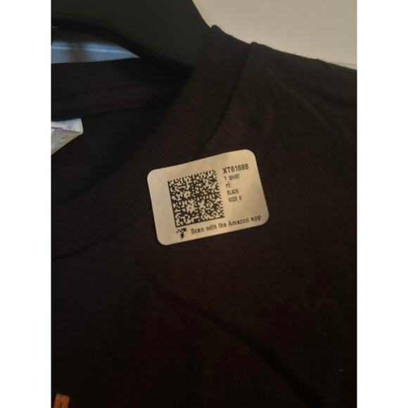 NWT Port and Company Kid's Black T Shirt LEVELING UP TO BIG BRO Size 8 - Picture 2 of 4